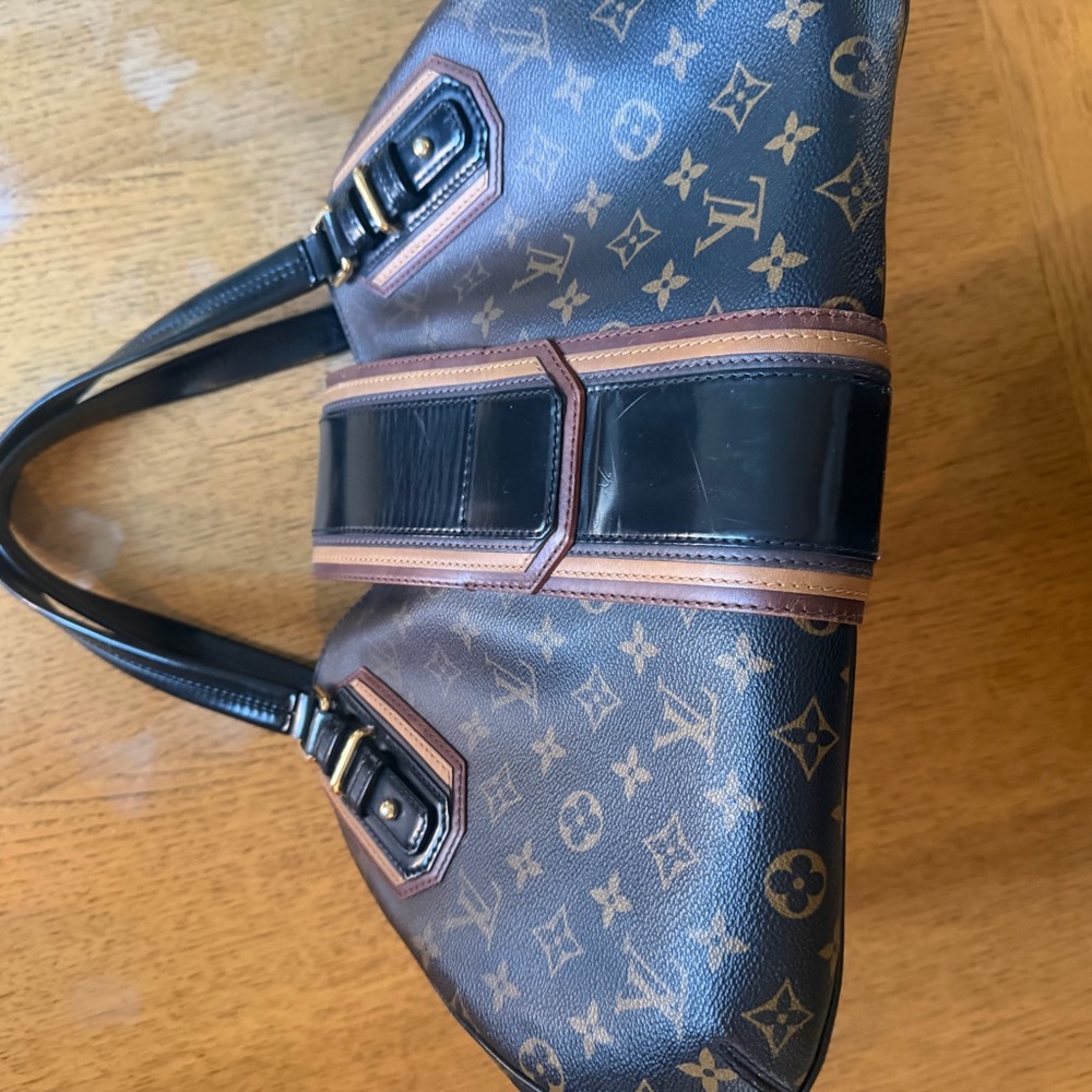 Authentic LV top handle Bag GM Large Stunning LV - Picture 2 of 14